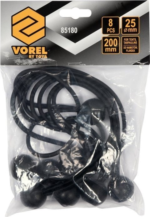 GUMY DO MOCOWANIA PLANDEK KPL. 8SZT.