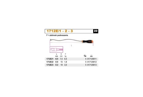 CHWYTAK MAGNETYCZNY GIĘTKI 420MM