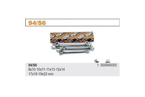 KOMPLET KLUCZY OCZKOWYCH 8-32MM, 6SZT.