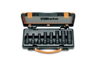 ZESTAW NASADEK UDAROWYCH,KOŃC.TRZPIENIOWA SZEŚCIOKĄTNA 1/2''