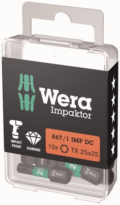 BIT, GROT, KOŃCÓWKA TORX DIAMENTOWY IMPAKTOR T25 X 25MM