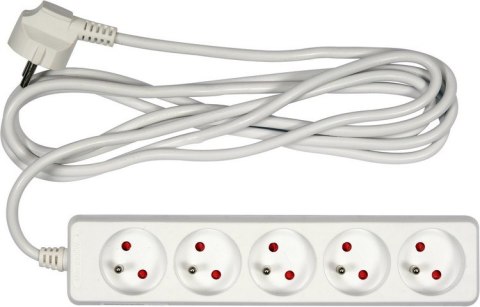 PRZEDŁUŻACZ ELEKTR./BIAŁY/ 5G Z/U 3M