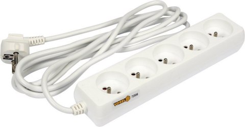 PRZEDŁUŻACZ ELEKTR./BIAŁY/ 5G Z/U 3M