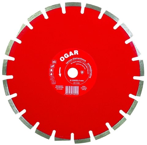 TARCZA DIAMENTOWA SEGMENTOWA OGAR 300MM