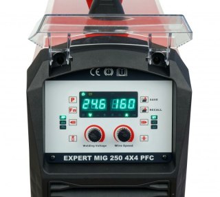 PÓŁAUTOMAT SPAWALNICZY EXPERT MIG 250 4X4 PFC SYNERGIC