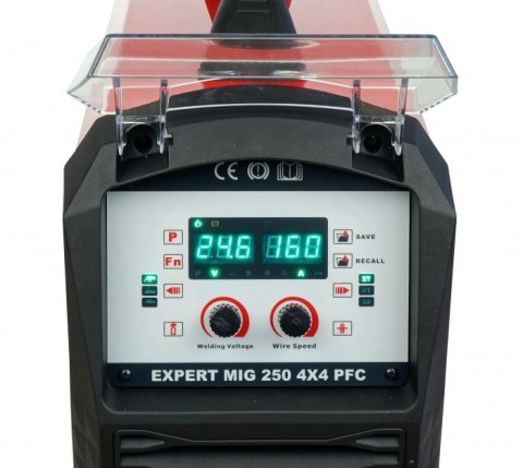 PÓŁAUTOMAT SPAWALNICZY EXPERT MIG 250 4X4 PFC SYNERGIC