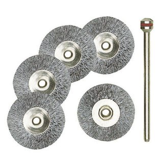 SZCZOTKI DRUCIANE 22 MM INOX 5 SZT.