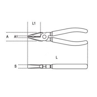 SZCZYPCE UNIWERSALNE W. PRZ/BM 160MM