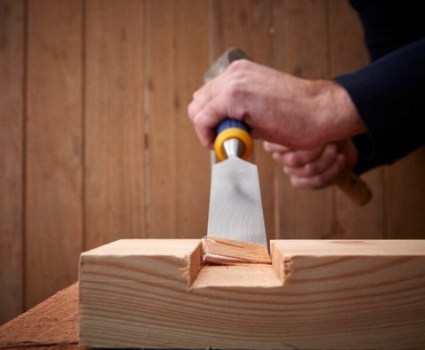 DŁUTO PŁASKIE RĄCZKA Z TWORZYWA 35MM