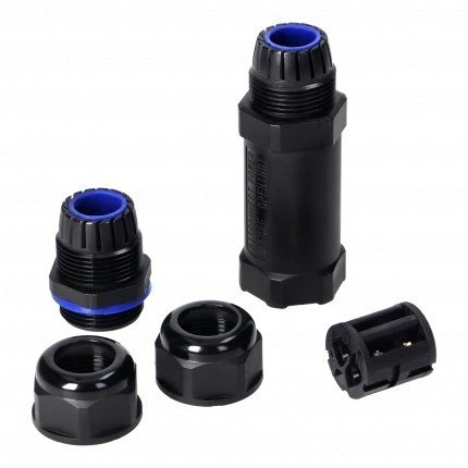 KONEKTOR KABLOWY PROSTY IP68 3X6MM2