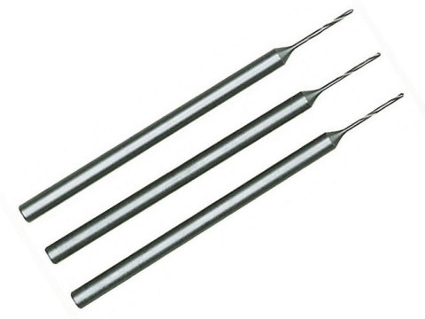 WIERTŁA ZE STALI WOLFRAMOWO-WANADOWEJ 0.5MM, 3SZT.