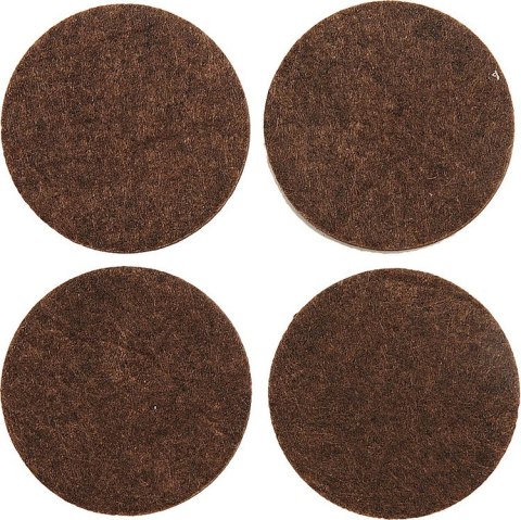 PODKŁADKI FILCOWE 40 MM BRĄZOWE