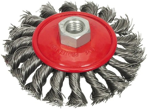 SZCZOTKA TARCZOWA 100MM DRUT SPLATANY