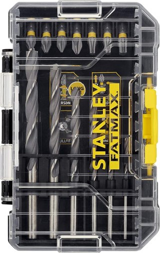 ZESTAW WIERTEŁ I BITÓW 19 SZT.