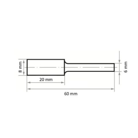 FREZ SPIEKOWY 'A' STOŻKOWO WALCOWY HFAS 0820.06 Z7 STEEL