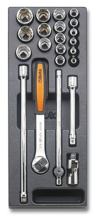 ZESTAW NARZĘDZI WE WKŁADCE Z TWORZYWA 22SZT.