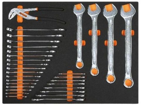 ZESTAW NARZĘDZI 30SZT W MIĘKKIM WKŁ.PROFILOWANYM