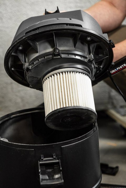 ODKURZACZ PRZEMYSŁOWY 1200W 20L ZBIORNIK Z TWORZYWA