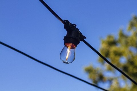 GIRLANDA 20M + 22 ŻARÓWKI FILAMENT