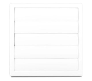 KRATKA WENTYLACYJNA Z ŻALUZJĄ GRAWITAC. 170*170,FI 120 BIAŁY