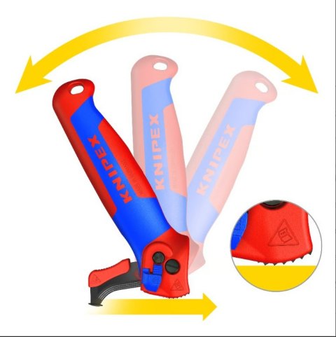 NÓŻ DO ŚCIĄGANIA IZOLACJI ZE STOPKA PROWADZĄCĄ