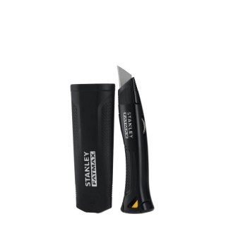 NÓŻ HEAVY DUTY OSTRZE TRAPEZ STAŁE METALOWY CZARNY