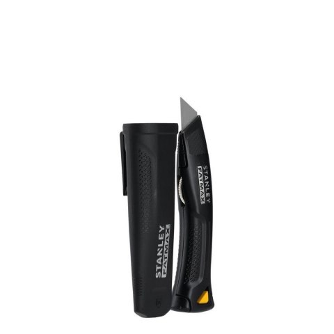 NÓŻ HEAVY DUTY OSTRZE TRAPEZ STAŁE METALOWY CZARNY