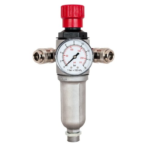 REDUKTOR + FILTR + DWÓJNIK KPL. 1/2''