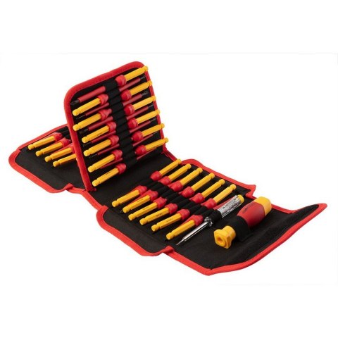 ZESTAW KOŃCÓWEK WKRĘTAKOWYCH Z UCHWYTEM 1000V 50 SZT.