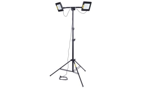 LAMPA NA STATYWIE PODWÓJNA WORKSHOP 200W 18000LM LM2X100AW