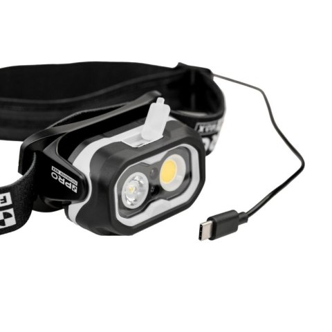 LATARKA CZOŁOWA LED Z AKU. I CZUJNIKIEM RUCHU 800LM