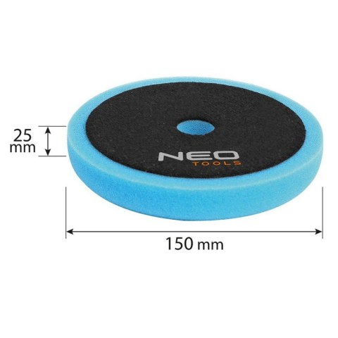 PAD POLERSKI 150*150*25MM GĄBKA BARDZO TWARDA