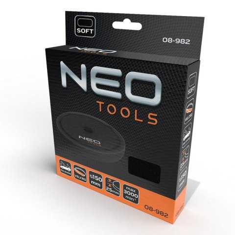 PAD POLERSKI 150*150*25MM GĄBKA MIĘKKA