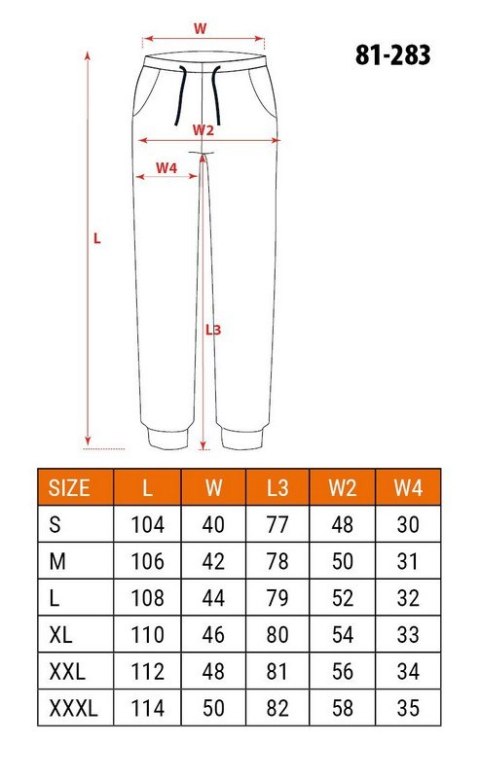 SPODNIE DRESOWE COMFORT, SZARO-CZARNE ROZMIAR L