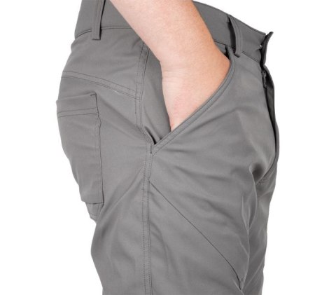 SPODNIE ROBOCZE OUTDOOR 2 WAY STRETCH SZARE ROZMIAR L