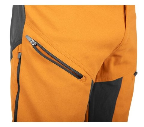 SPODNIE ROBOCZE OUTDOOR 4 WAY STRETCH MUSZTARD.-SZARE ROZ XL