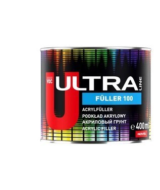 ULTRA FÜLLER 100 PODKŁAD AKRYLOWY 0,4L CZARNY + UTWARDZACZ