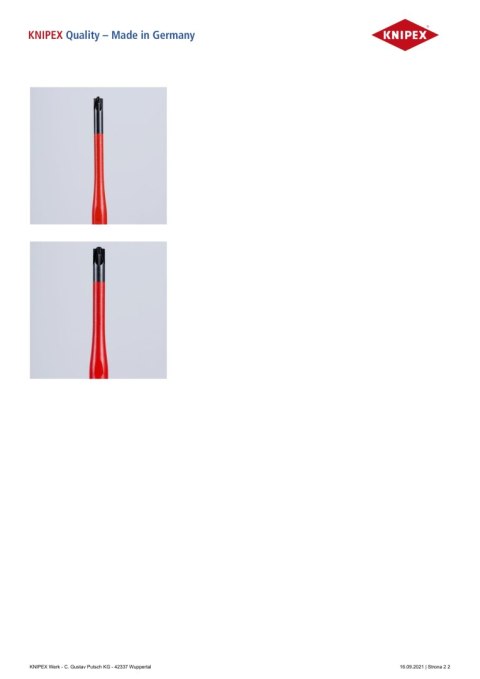 WKRĘTAK POZIDRIV SLIM IZOLACJĄ 80 MM PZ1