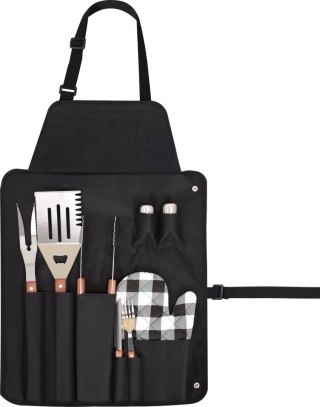FARTUCH DO GRILLOWANIA Z AKCESORIAMI 8 SZTUK