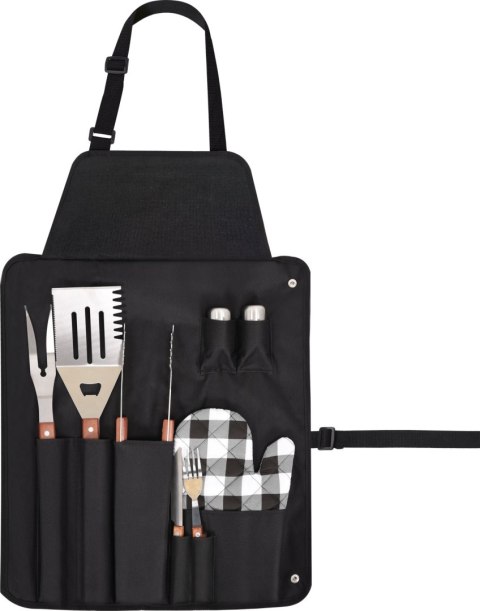 FARTUCH DO GRILLOWANIA Z AKCESORIAMI 8 SZTUK
