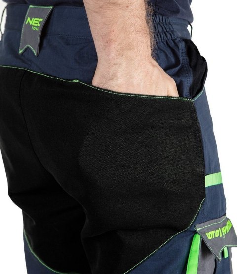 SPODNIE ROBOCZE MOTOSYNTEZA 100% BAWEŁNA RIP STOP ROZM. L
