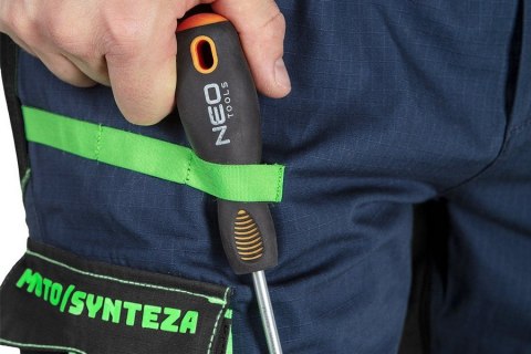 SPODNIE ROBOCZE MOTOSYNTEZA 100% BAWEŁNA RIP STOP ROZM. L