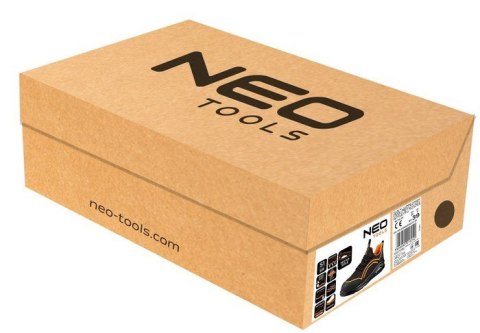 PÓŁBUTY ROBOCZE S1 SR STALOWY PODN.POMARAŃCZOWE ROZM.45