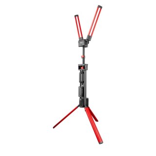 REFLEKTOR LED STOJĄCY SKŁADANY Z POKROWCEM 10000LM 2*50W