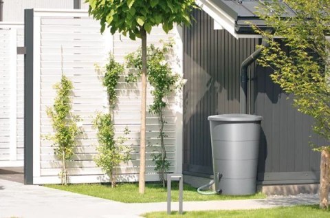 ZBIORNIK NA DESZCZÓWKĘ SMOOTH 210L - ANTRACYT