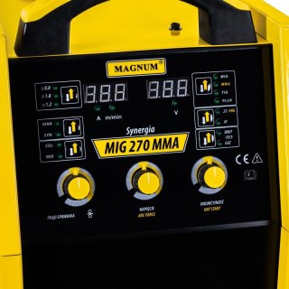 PÓŁAUTOMAT SPAWALNICZY MAGNUM MIG 270 SYNERGIA