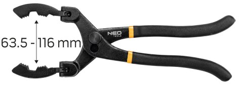 KLUCZ ODGINANY SZCZYPCOWY DO FILT. OLEJU 63.5-116 MM