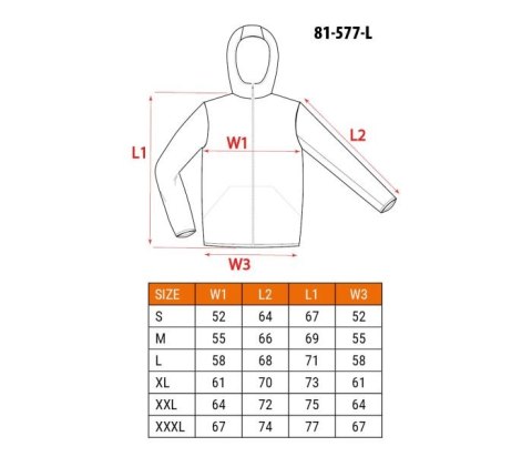 KURTKA MIX&MATCH 4-WAY STRETCH ZIELONA ROZMIAR M