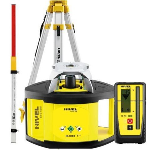 NIWELATOR LASEROWY NL500G DIGITAL + STATYW SJJ1 + ŁATA LS-24