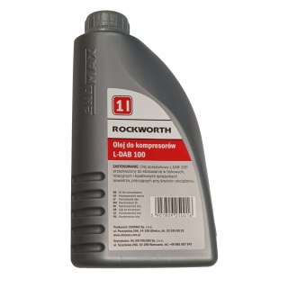 OLEJ DO SPRĘŻAREK TŁOKOWYCH I NARZĘDZI PNEUMATYCZNYCH 1.0L